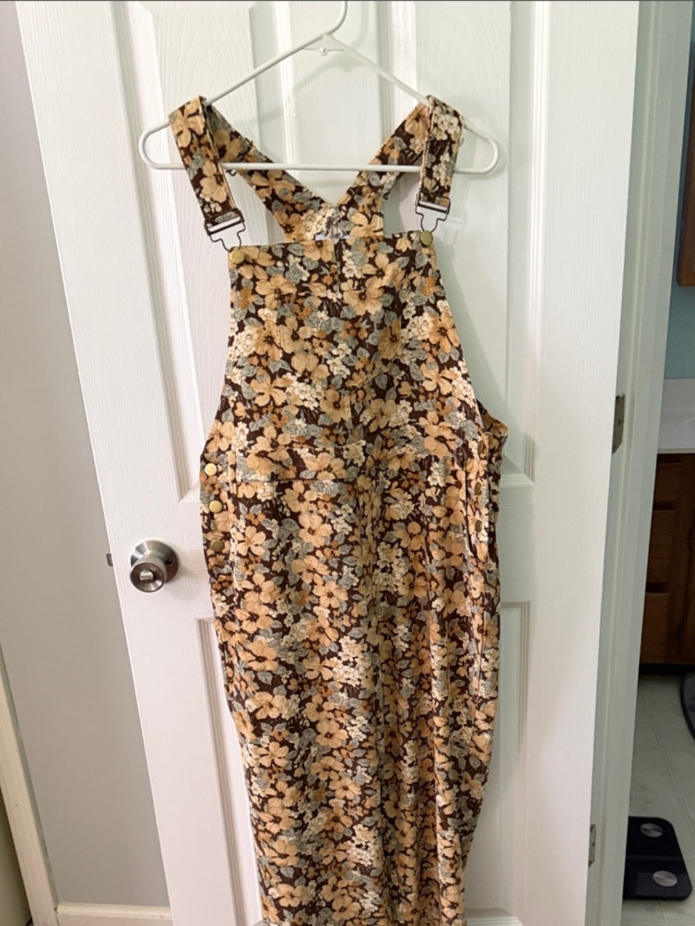 Polagram Floral Overalls